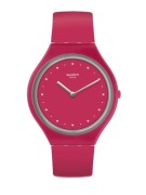 Swatch Skin Skinlampone Purple Silicone Strap Ladies Watch SVOR101