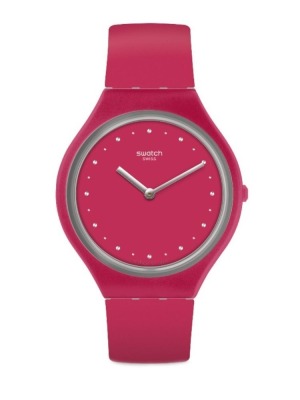 Swatch Skin Skinlampone Purple Silicone Strap Ladies Watch SVOR101