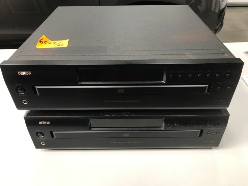 3x Denon 5 Disc Automatic Loading CD Rack Systems No power supply