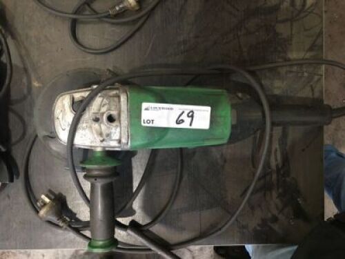 Hitachi Heavy Duty Portable Battery Electric Right Angle Grinder