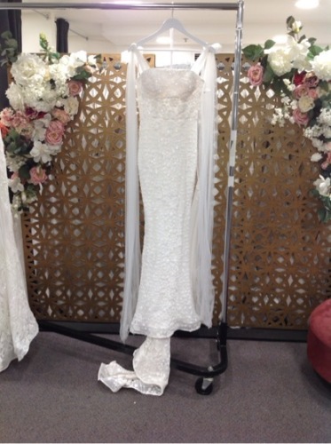 Tina Holly Wedding Gown BB010 - Size :8 Colour: white