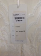 Tina Holly Wedding Gown T19280 - Size :12 Colour: white/white - 3