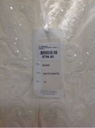 Tina Holly Wedding Gown BA999 ; Size :10 Colour: white - 4