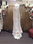 Tina Holly Wedding Gown BB008 - Size :12 Colour: white nude