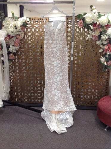 Tina Holly Wedding Gown BB008 - Size :12 Colour: white nude