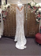 Tina Holly Wedding Gown BB008 - Size :12 Colour: white nude - 3