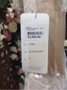 Wedding Gown E166L - Size :8 Colour: blush ivory - 3