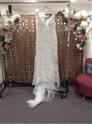 Madison James Wedding Gown MJ650 -Size :16 Colour: sand/Iv/nd