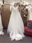 Allure Bridals Bridal Gown 9852 -Size :10 Colour: ivory nude - 2