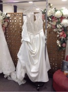 Madison James Wedding Dress MJ458 - Size :12 Colour: diamond white ivory - 2