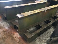 10 Fabricated Heavy Duty Steel Framed Relocatable Welders Stands - 2