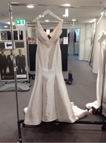 Madison James Wedding Dress MJ565 - Size :12 Colour: almond