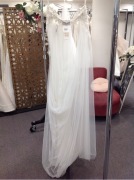 Allure Bridals Cape CP38 - Size :10 Colour: ivory silver