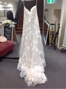 Allure Bridals Wedding Gown 9708 - Size :14 Colour: dessert/champagne/ivory - 2