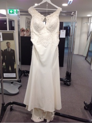 Madison James Wedding Gown MJ601 - Size :16 Colour: ivory champagne nude