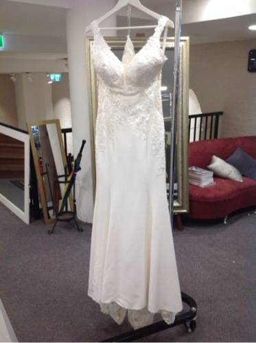 Allure Bridals Bridal Gown 9682 - Size :10 Colour: ivory/champagne/nude