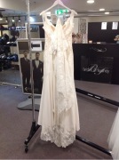 Allure Bridals Bridal Gown 9682 - Size :10 Colour: ivory/champagne/nude - 2