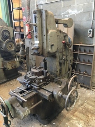 Maxim Heavy Duty Steel Framed Motorised Vertical Slotting Machine with Circular T-Slotted Indexing Work Table