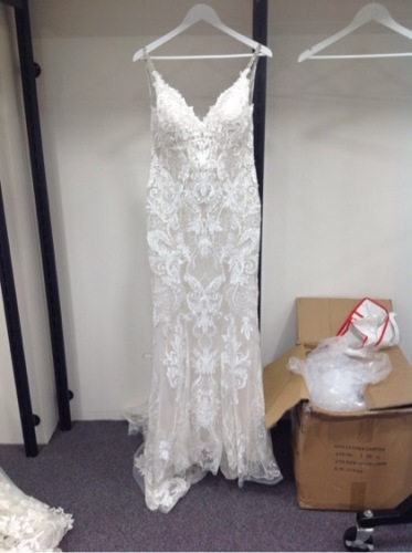 Madison James Wedding Dress 9716 - Size :12 Colour: sand ivory