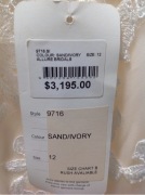 REFUND Allure Bridals Bridal Gown 9716 - Size :12 Colour: sand ivory - 2