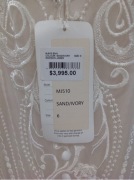 Madision James Wedding Dress MJ510 - Size :6 Colour: sand ivory - 3
