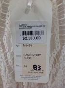 Madison James Wedding Dress Mj469 - Size :14 Colour: sand ivory nude - 3