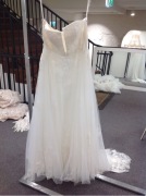 Madison James Wedding Dress Mj756 - Size :16 Colour: ivory nude