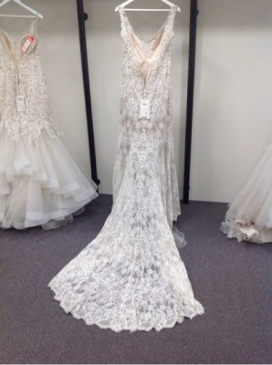 Allure Couture Bridal Gown C462 - Size :12 Colour: antique ivory silver