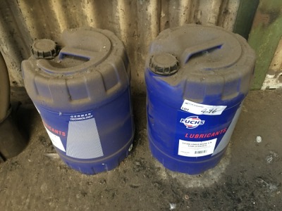 2x 20 Litre Drums Fuchs Machine Lubricant