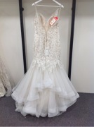 Eddy K Milano Bridal Gown Eddy k md195 - Size :12 Colour: ivory light gold - 2