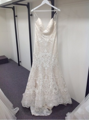 Madison James Wedding Dress Mj365 - Size :12 Colour: gold ivory
