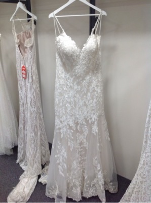 Allure Women Bridal Gown W454 - Size :14 Colour: sand ivory