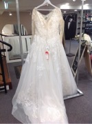 Madison James Wedding Dress Mj552 -Size :20 Colour: ivory nude