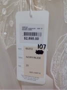 Madison James Wedding Dress Mj552 -Size :20 Colour: ivory nude - 3