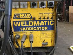 WIA 220 Amp Mig Welding Plant Model: Weldmatic Fabricator with Miller Wire Feed, Leads, Gun, Control to 415V 3 Phase Electric Motor and Switch - 2