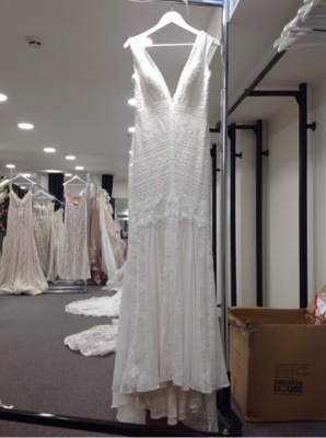Wilderly Arlo Bridal Gown F181 - Size :10 Colour: sand ivor