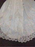 Madison James Wedding Dress Mj355 -Size :16 Colour: ivory nude silver - 3