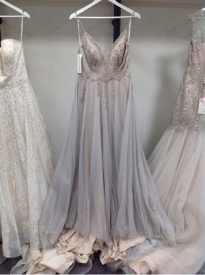 Abella by Allure Bridal Gown E104L -Size :12 Colour: rose silver