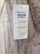 Abella by Allure Bridal Gown E104L -Size :12 Colour: rose silver - 3