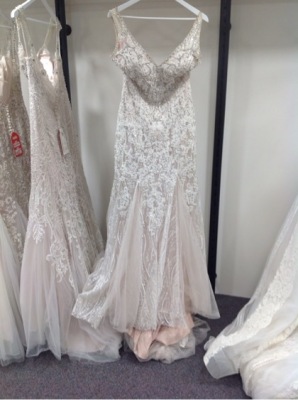 Allure Couture Bridal Gown C415 - Size :10 Colour: nude