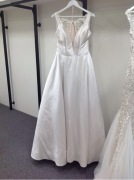 Allure Romance Bridal Gown 3100 - Size :Size :12 Colour: Almond /ivory/ nude