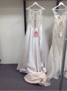 Allure Romance Bridal Gown 3100 - Size :Size :12 Colour: Almond /ivory/ nude - 2