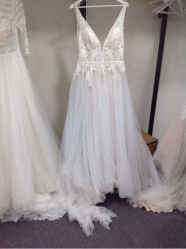 Allure Romance Bridal Gown 3152 - Size :10 Colour: sand/ivory/nude