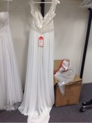 Allure Bridal Gown 9563L -Size :10 Colour: SND/is - 2