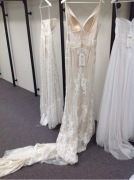 Madison James Bridal Gown MJ616L - Size :10 Colour: almond/champagne/ivory - 2
