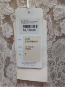 Casablanca Savannah Bridal Gown 2306 - Size :8 Colour: lt gold ivory - 3