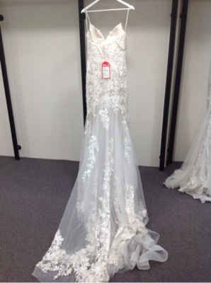 Allure Bridal Gown 9659 - Size :8 Colour: sand ivory