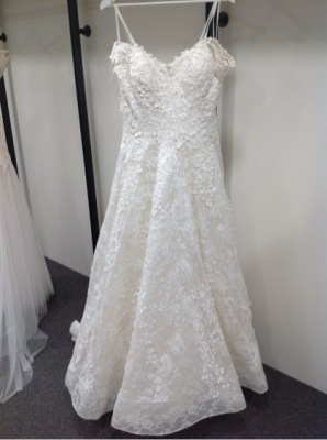 Allure Couture Bridal Gown C520 - Size :14 Colour: ivory champagne