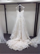 Allure Couture Bridal Gown C520 - Size :14 Colour: ivory champagne - 2