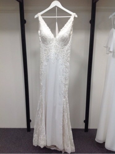 Allure Romance Bridal Gown 3210 - Size :8 Colour: sand ivory
